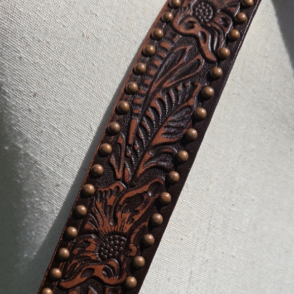 Angel Ranch Brown Embellished Women\'s Belt main image 6